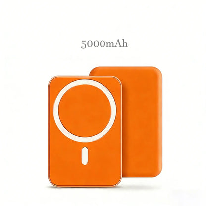  Magnetic Power Bank, Magsafe-Compatible Wireless Portable Charger, Fast Charging Compact Phone Battery Pack for Iphone 17-12 Series Smartphone