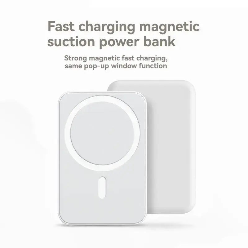  Magnetic Power Bank, Magsafe-Compatible Wireless Portable Charger, Fast Charging Compact Phone Battery Pack for Iphone 17-12 Series Smartphone