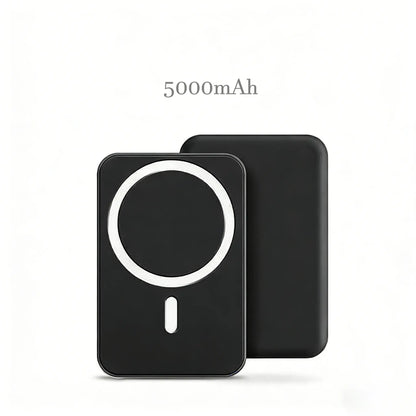  Magnetic Power Bank, Magsafe-Compatible Wireless Portable Charger, Fast Charging Compact Phone Battery Pack for Iphone 17-12 Series Smartphone