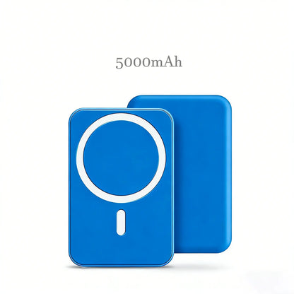  Magnetic Power Bank, Magsafe-Compatible Wireless Portable Charger, Fast Charging Compact Phone Battery Pack for Iphone 17-12 Series Smartphone